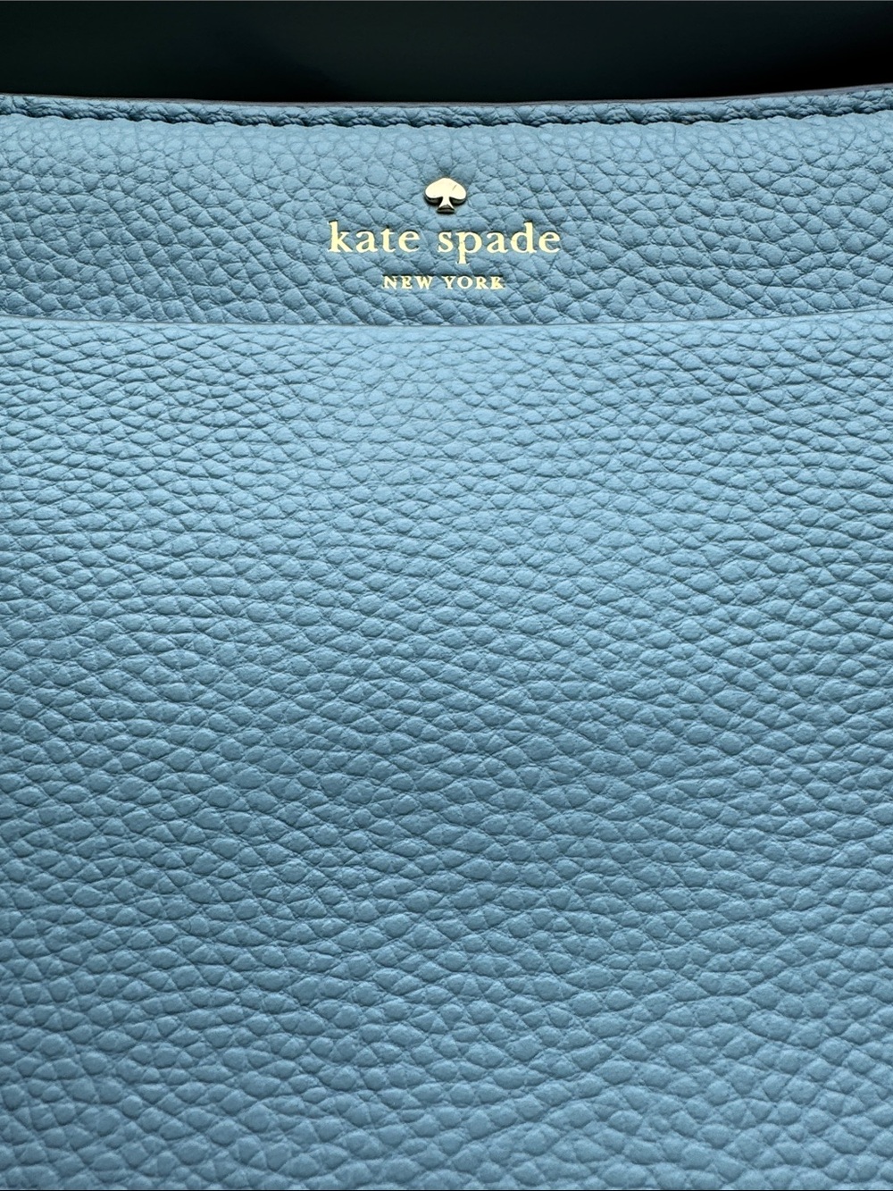 kate spade light blue pebbled leather crossbody bag - Picture 7 of 8